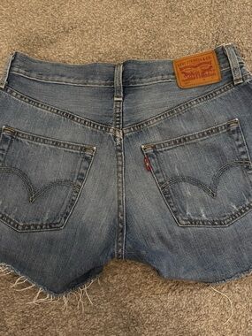 Levi's Women's Light Blue Denim Jean Shorts